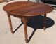 Old - Antique Oval Victorian Walnut Kitchen Dining Table - 19th Century 1800s 1800-1899 photo 5