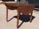 Old - Antique Oval Victorian Walnut Kitchen Dining Table - 19th Century 1800s 1800-1899 photo 6