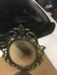 Vintage Ornate Italian Brass Vanity/dressing Table Mirror 20th Century photo 1
