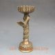 A Oriental Chinese Copper Candle Stick - Dragon & Phoenix Ming Xuande Mark Other Antique Chinese Statues photo 4