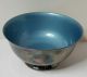 Vintage Reed & Barton 1120 Silverplate Bowl Aqua Teal Enamel Bowls photo 2