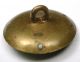 Antique Brass Cup Equestrian Button Horse Head W/ Cut Steel Accents - 11/16 