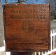 Vintage Wooden Cheese Box Wood Old Kraft Brand Advertising General Store Primitives photo 3