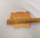 Vintage Small Wooden Wood Fat Body Pig Cutting Or Bread Board Primitives photo 4