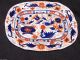 Antique 19th Century Porcelain Imari Pattern Charger Ashet Oval Dish Plate Plates & Chargers photo 3