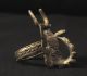 Dogon Bronze Ring - Scorpion - Mali Jewelry photo 1