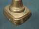 Antique Brass Push - Up Candlestick Holders Metalware photo 6