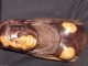 Rare Vintage Monumental Kenya Neem Mpingo Rosewood Carved Bust Approx. ,  32lbs Sculptures & Statues photo 4