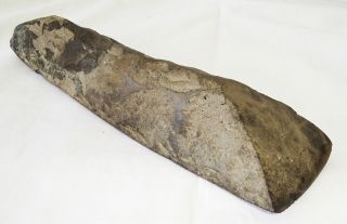 19c Or Earlier French Polynesia Marquesas Island Basalt Stone Carved Adze (dil) photo