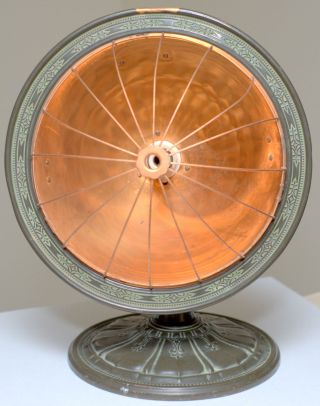 Antique Radiant Heater Art Deco Polished Copper 1920 ' S Landers Frary & Clark photo