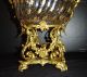 Antique French Empire Napoleon Iii Bronze Dore And Glass Center Piece Bowl C1870 Hearth Ware photo 4