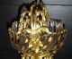 Antique French Empire Napoleon Iii Bronze Dore And Glass Center Piece Bowl C1870 Hearth Ware photo 8