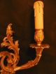 Large Sconces,  Rococo Style - Bronze - French Antique - 15,  76 In / 40 Cm Chandeliers, Fixtures, Sconces photo 5