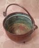 Antique 19th Century Dutch Solid Copper Cauldron Hand Hammered Arts And Crafts Arts & Crafts Movement photo 1