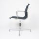 Eames Herman Miller Black Fabric Low Back Executive Aluminum Group Desk Chair Mid-Century Modernism photo 2