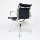 Eames Herman Miller Black Fabric Low Back Executive Aluminum Group Desk Chair Mid-Century Modernism photo 3