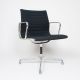 Eames Herman Miller Black Fabric Low Back Executive Aluminum Group Desk Chair Mid-Century Modernism photo 6
