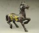 China Old Hand Engraving Copper Gilding Dragon And Phoenix Horse Statue Zx49 Other Chinese Antiques photo 1
