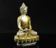Tibet Silver Copper Gilt Tibetan Buddhism Statue - - Sakyamuni Buddha Other Chinese Antiques photo 3