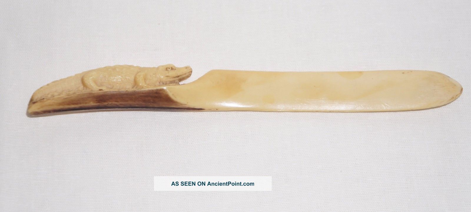 Antique Russian Carved Celluloid Paper Knife Letter Opener Art Deco photo