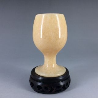 China ' S Ancient M Topaz Hand Carved Jade Cup photo