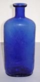 1898 Cobalt Blue Medicine Bottle Embossed Budwell ' S Cod Liver Oil Lynchburg Va. Bottles & Jars photo 2
