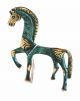 Ancient Greek Bronze Replica Geometric Horse Green - Gold Oxidization 123 Greek photo 4