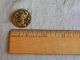 Antique Vintage Brass Picture Button Greek Godess Open 526 - A Buttons photo 4