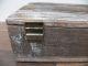 Vintage Style Reclaimed Wood Box Suitcase W/hinged Lid Urban Rustic Industrial Primitives photo 6
