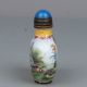 China Exquisite Hand - Made Flowers Old Man Child Pattern Cloisonne Snuff Bottle Snuff Bottles photo 1