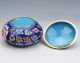 Chinese Collectable Cloisonne Handwork Poeny Pattern Pots Pots photo 6
