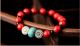 Natural Red Coral & Tibet Silver Handwork National Fashion Bracelet @aa30 Bracelets photo 1
