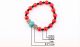 Natural Red Coral & Tibet Silver Handwork National Fashion Bracelet @aa30 Bracelets photo 2