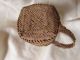Lovely Antique Miniature,  Lidded Native American Basket,  Likely Woodlands Native American photo 1