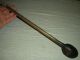 C1850 Plains Native American Indian Ladle Chip Carved Red Paint Remnants Vafo Native American photo 1