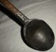 C1850 Plains Native American Indian Ladle Chip Carved Red Paint Remnants Vafo Native American photo 2