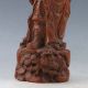 Chinese Boxwood Handwork Carved Guangong Statue Py0266 Other Antique Chinese Statues photo 1