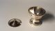 Silver Plate / Electroplate Vintage Art Deco Antique Mustard Pot Dishes & Coasters photo 3