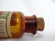 Antique Winthrop Apothecary Medicine Poison Silver Protargol Cork Bottle Bottles & Jars photo 7