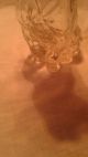 Rare Antique Silver Plate & Crystal 8 Inch Dog Head Candy Container / Glass Eye Bottles & Jars photo 5