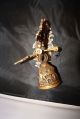 Antique Brass Outdoor Entrance Bell/ Lovely Old Cast Brass Church Theme W Door Bells & Knockers photo 1