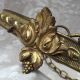 Antique Vtg French Medieval Bed Canopy Ceiling Crown Chains Bronze & Brass 1880 1800-1899 photo 2