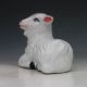 Chinese Colorful Porcelain Handwork Sheep Statue Xcq35 Other Antique Chinese Statues photo 1