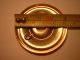 2 Re - Placement Brass Door Knob Back Plates / Roses 52 Mm Diameter Rim Lock Etc Door Knobs & Handles photo 2