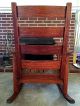 Antique Stickley Rocking Chair Quaint 1902 Arts & Crafts Rocker Vtg Mission Oak 1900-1950 photo 8