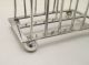 A Silver Plated Toast Rack By Hutton & Sons - Early 20th Century Other Antique Silverplate photo 1