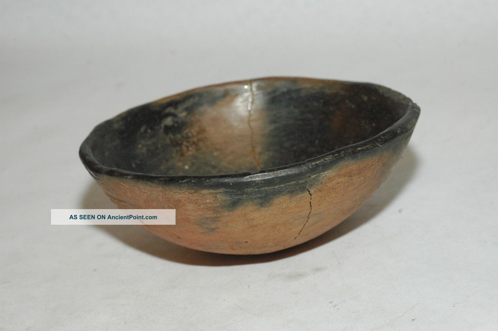 Pre - Historic Hohokam Plainware Pottery Bowl 800 - 1400 Ad Maricopa Az Naa - 174 The Americas photo