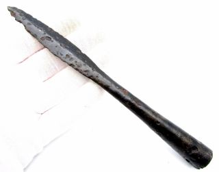 Roman Iron Socketed Cavalry Spear Head - Rare Ancient Military Artifact - L51 photo