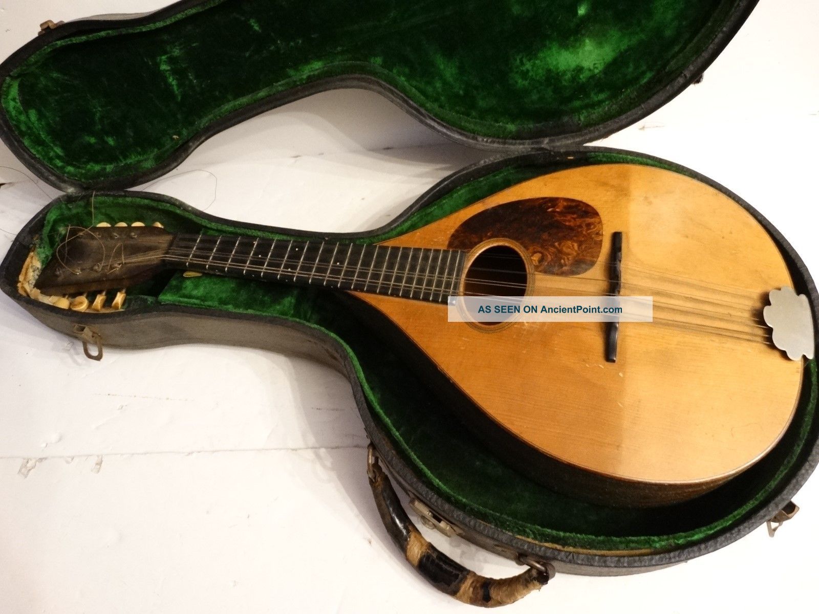 Rare 1919 Antique C.  F.  Martin Mandolin 8 String Serial 13702 A Style String photo