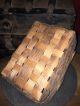 Antique Primitive Split Splint Oak Bent Wood Market / Gathering Basket Primitives photo 5